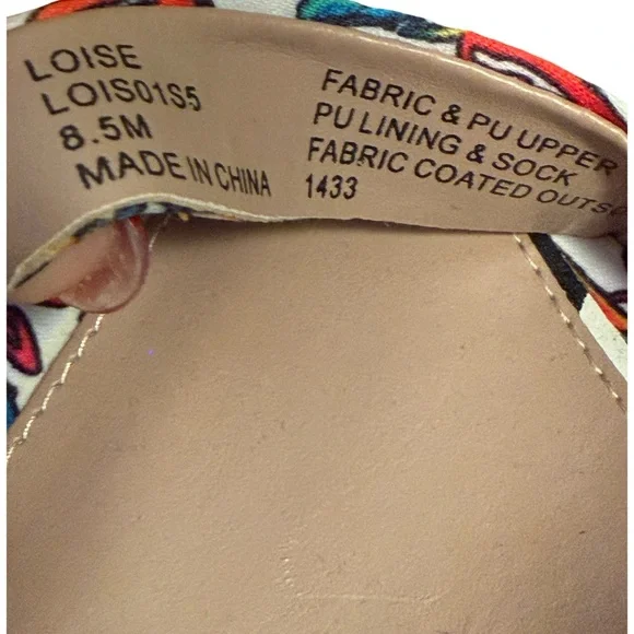 Betsey Johnson NWT Sz 8.5 Whimsical Colorful Heels & Yellow Rhinestone Bow (126) - Picture 11 of 12